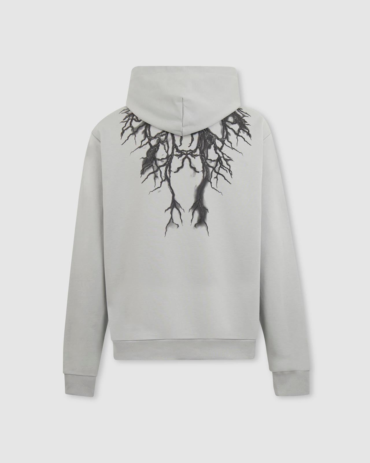 BLACK LIGHTNING HOODIE