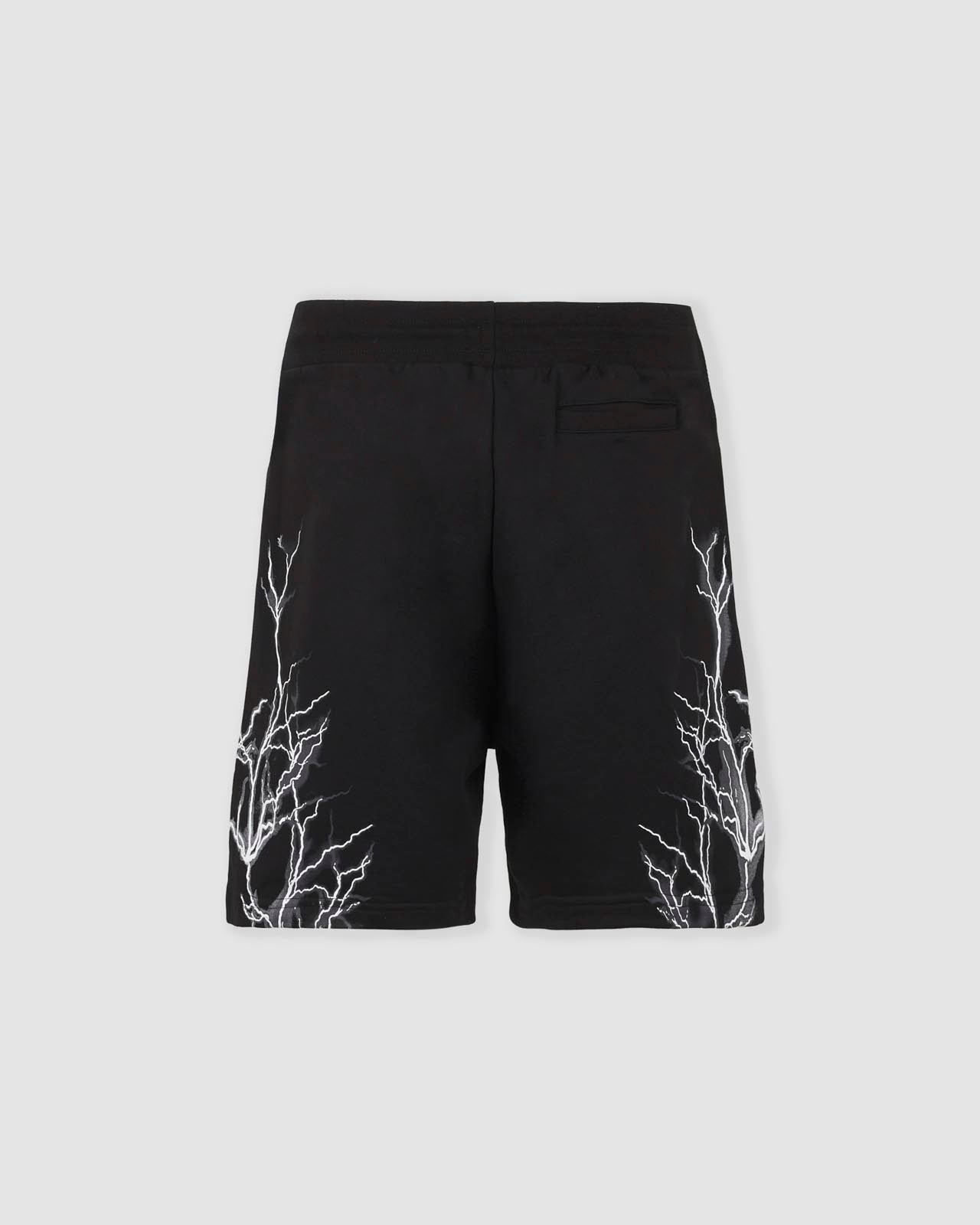 WHITE AND GREY LIGHTNING SHORTS