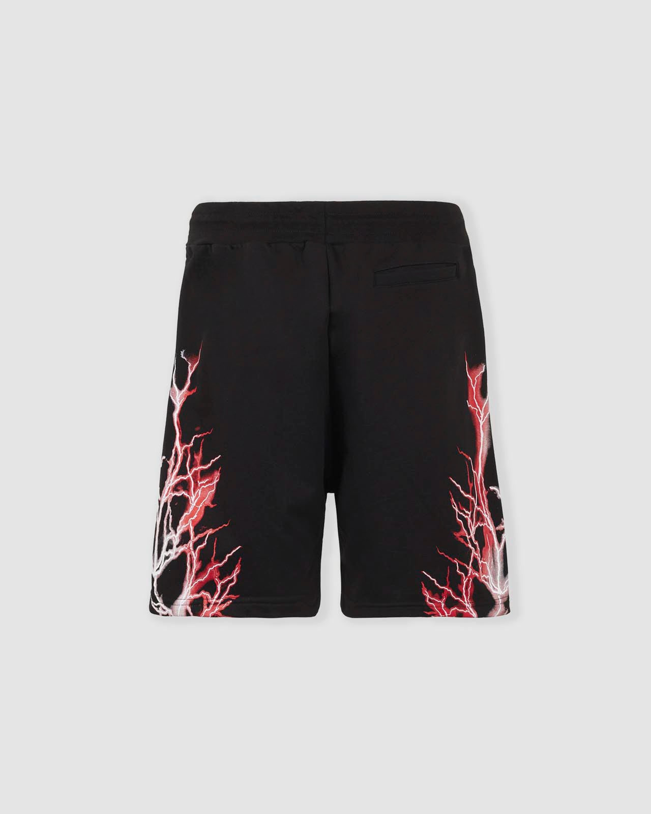 RED AND GREY LIGHTNING SHORTS
