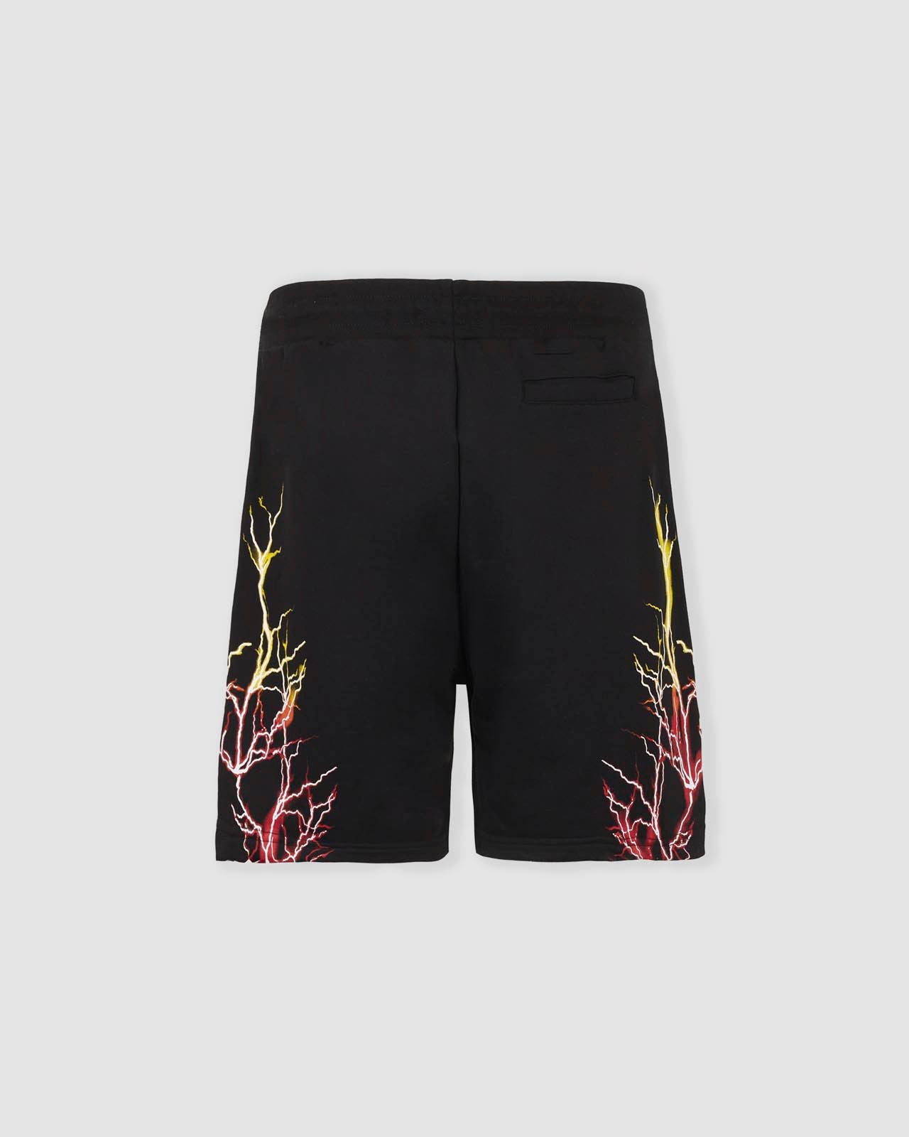 RED AND ORANGE LIGHTNING SHORTS