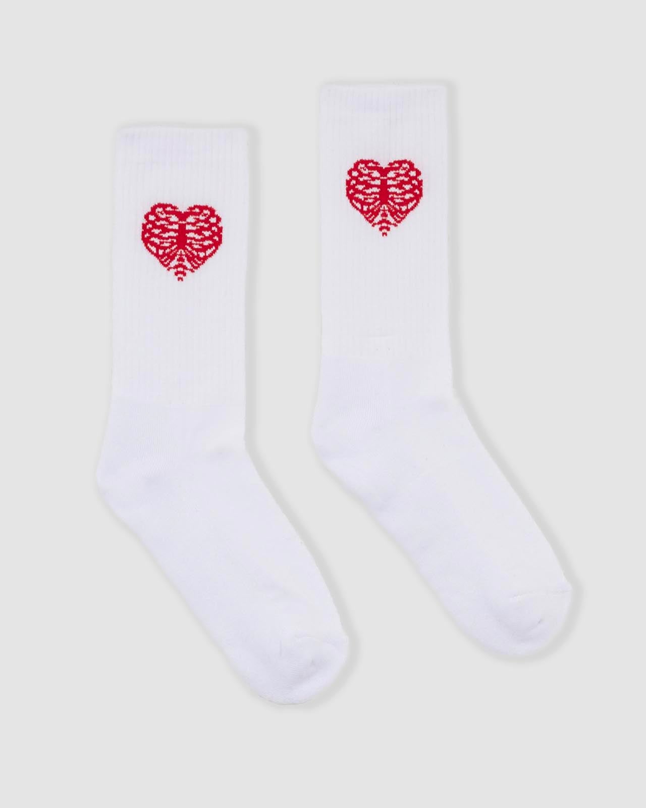 RIB HEART SOCKS
