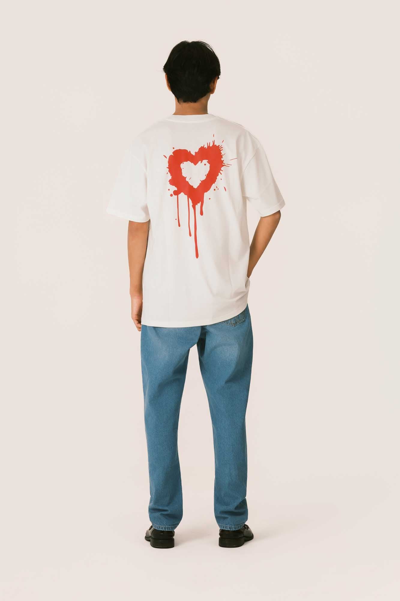 OFFWHITE TEE WITH PUFF PRINT