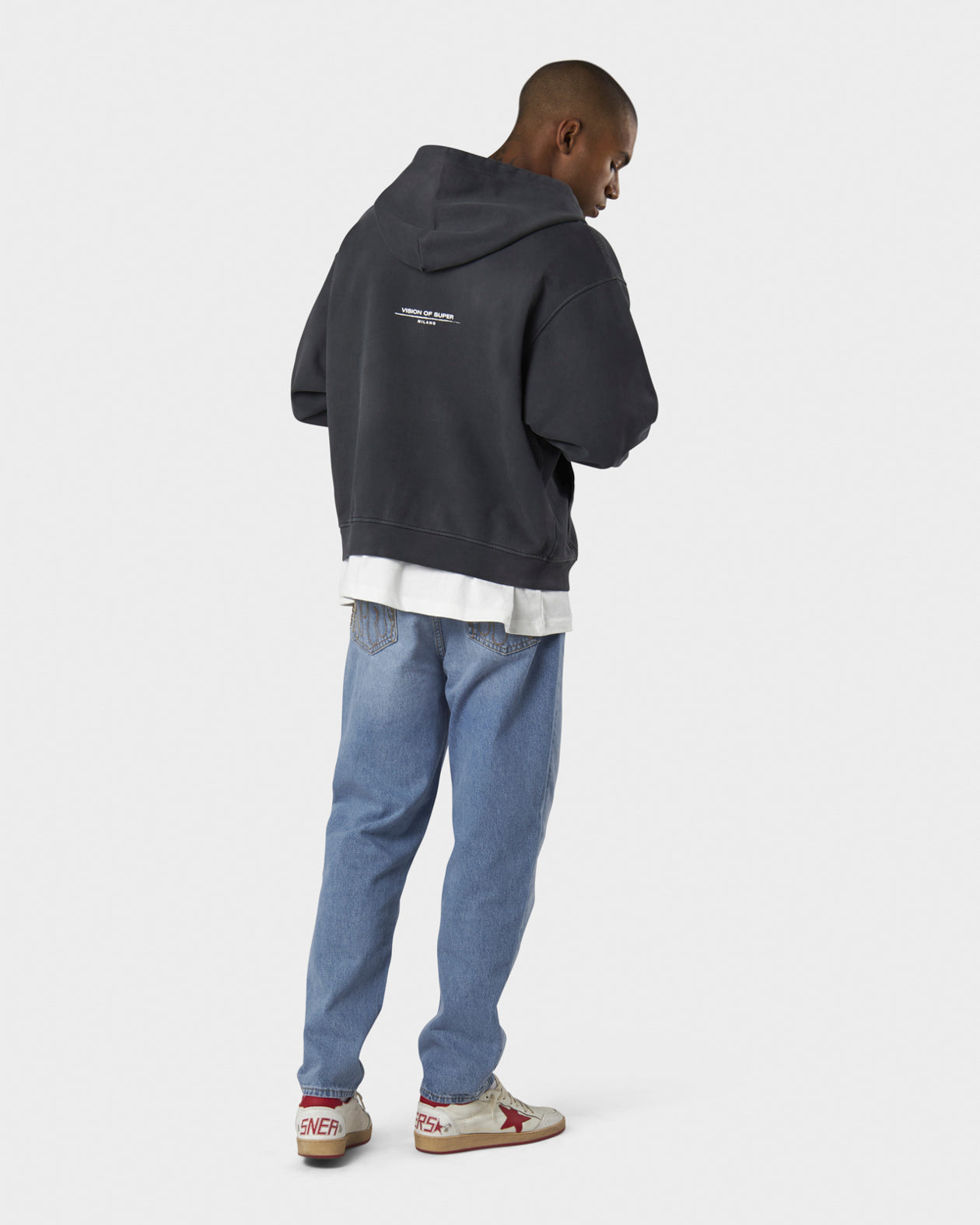 RED FLAME ZIP HOODIE