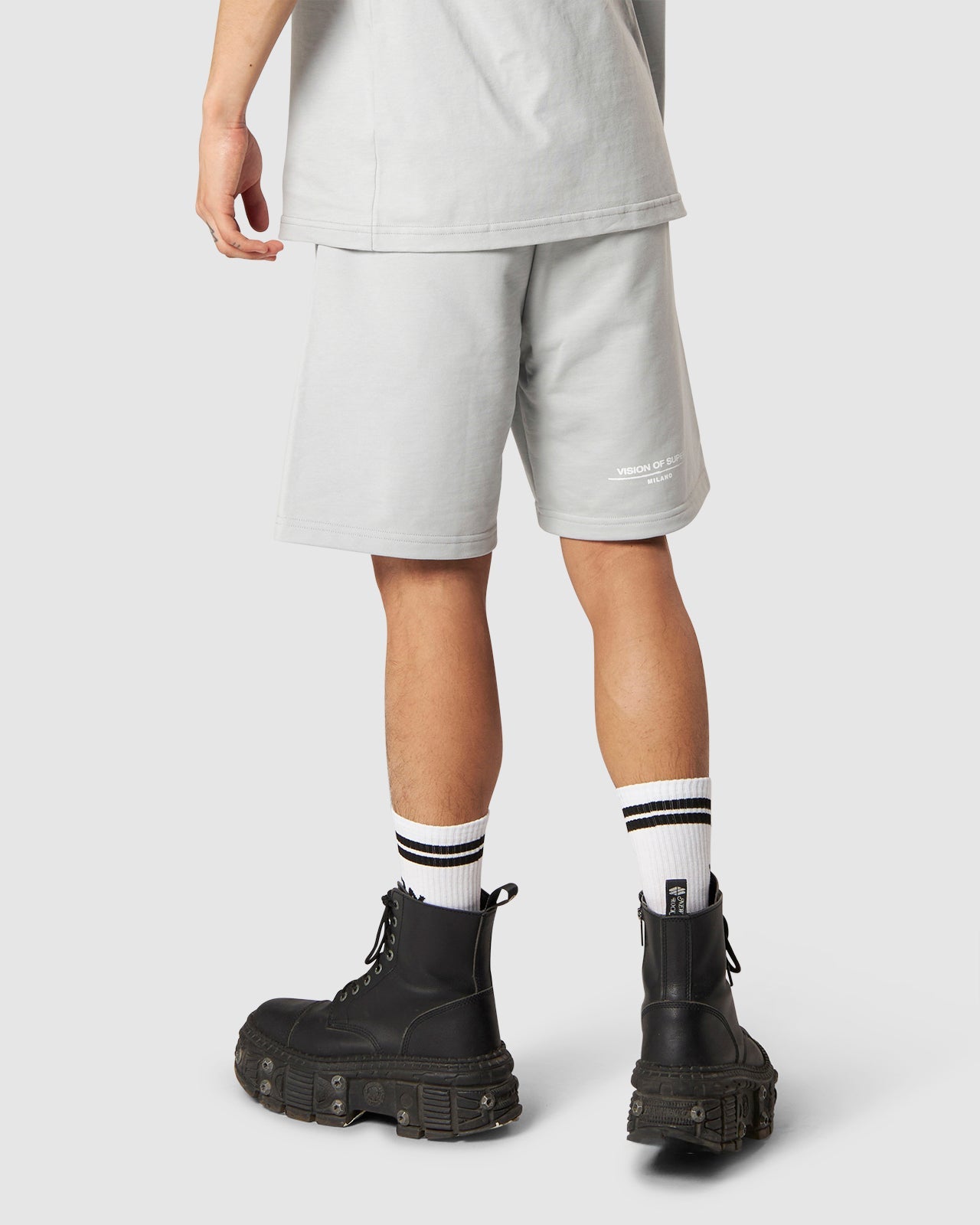 EMBROIDERED FLAME SHORTS