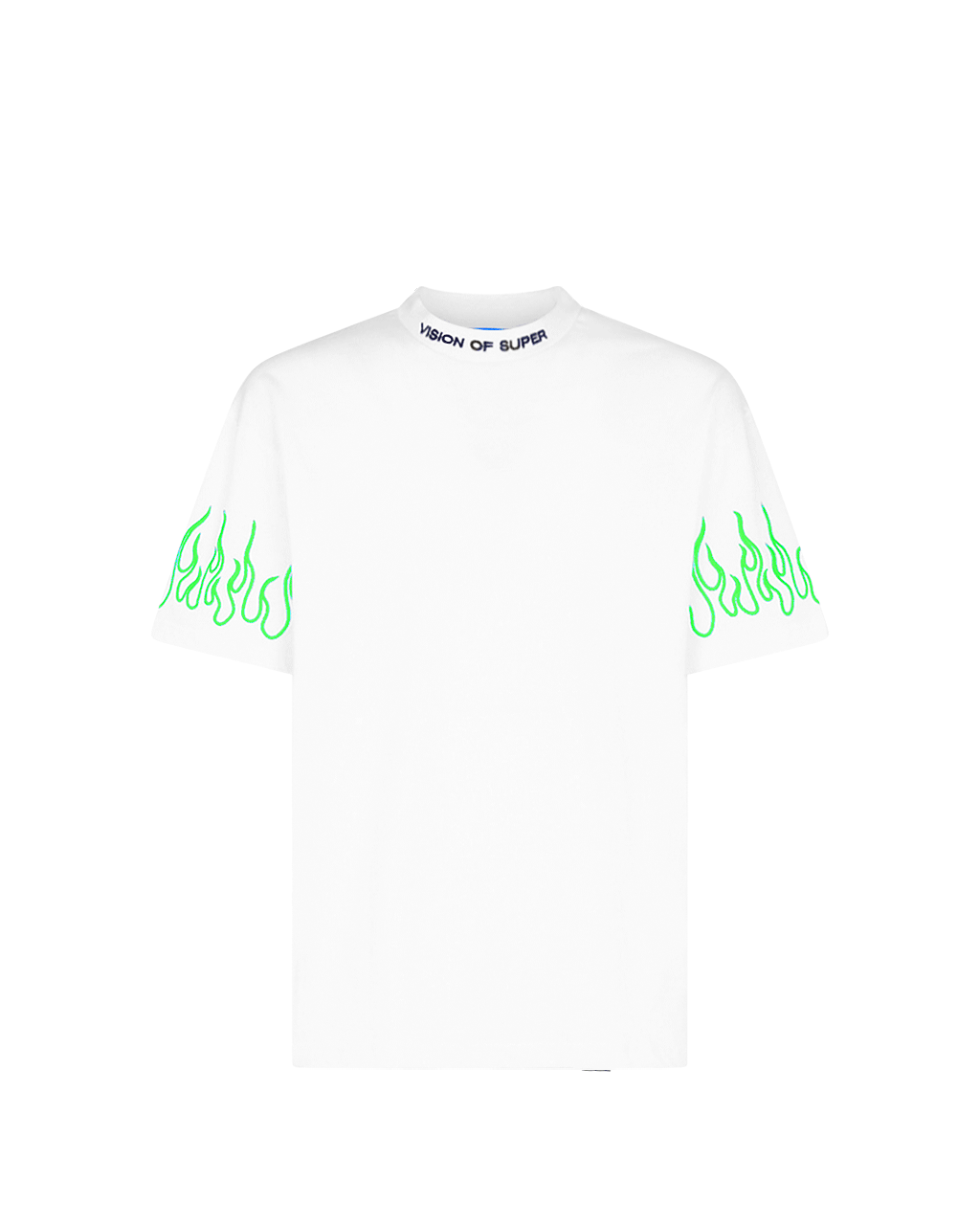 EMBROIDERE FLAMES T-SHIRT