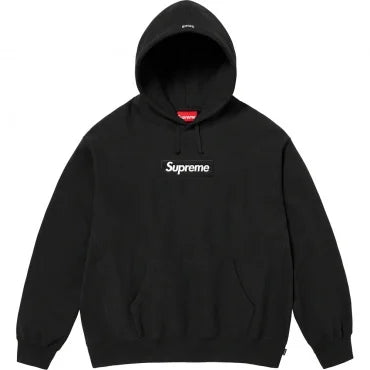 BOX LOGO HOODED SWEATSHIRT BLACK
