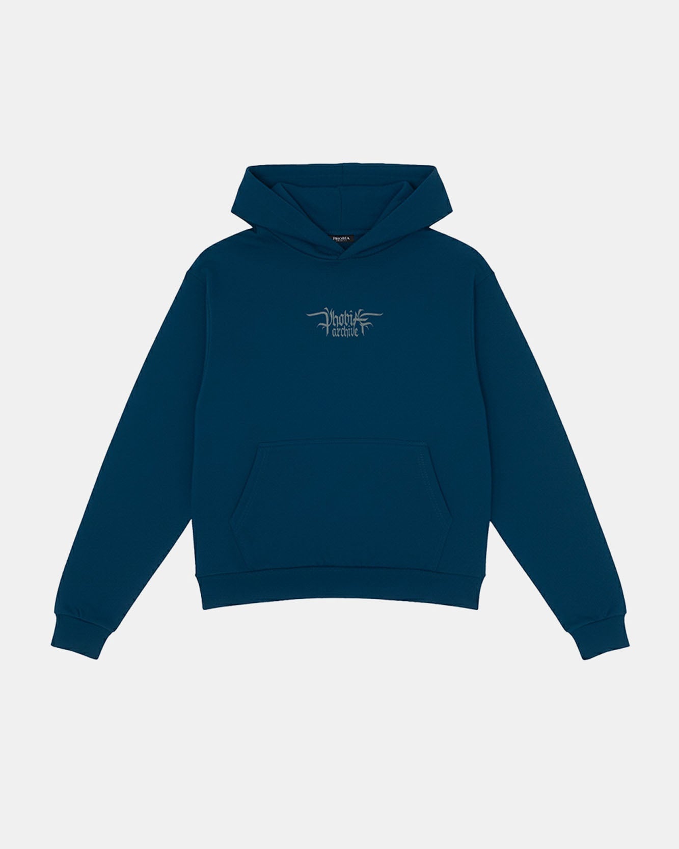 BLUE HOODIE WITH YELLOW FOGGY LOGO