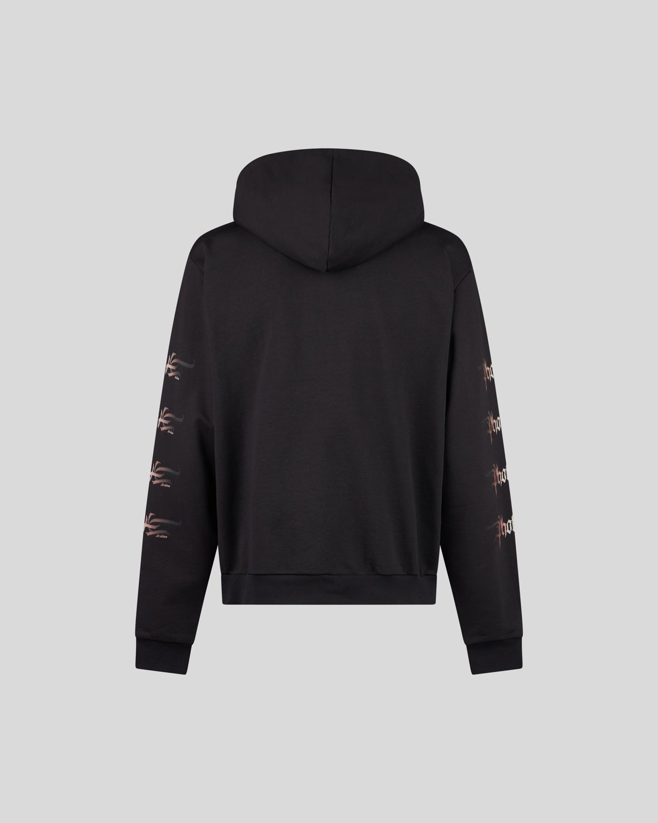 BLACK HOODIE WITH SHARK PRINT