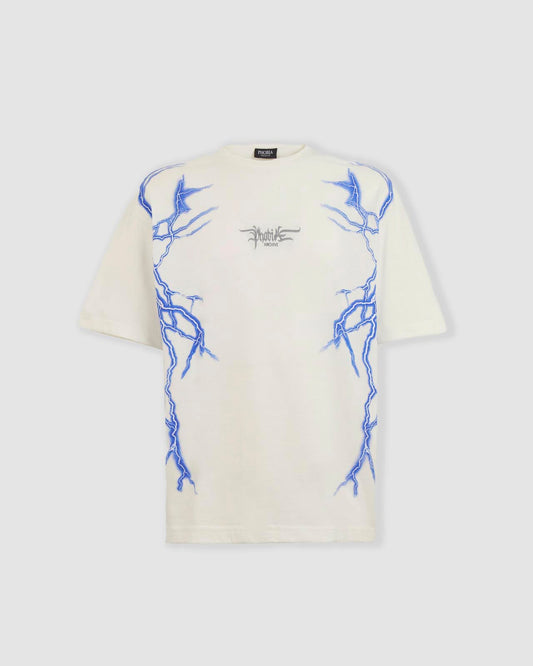 BLUE VERTICAL LIGHTNING T-SHIRT