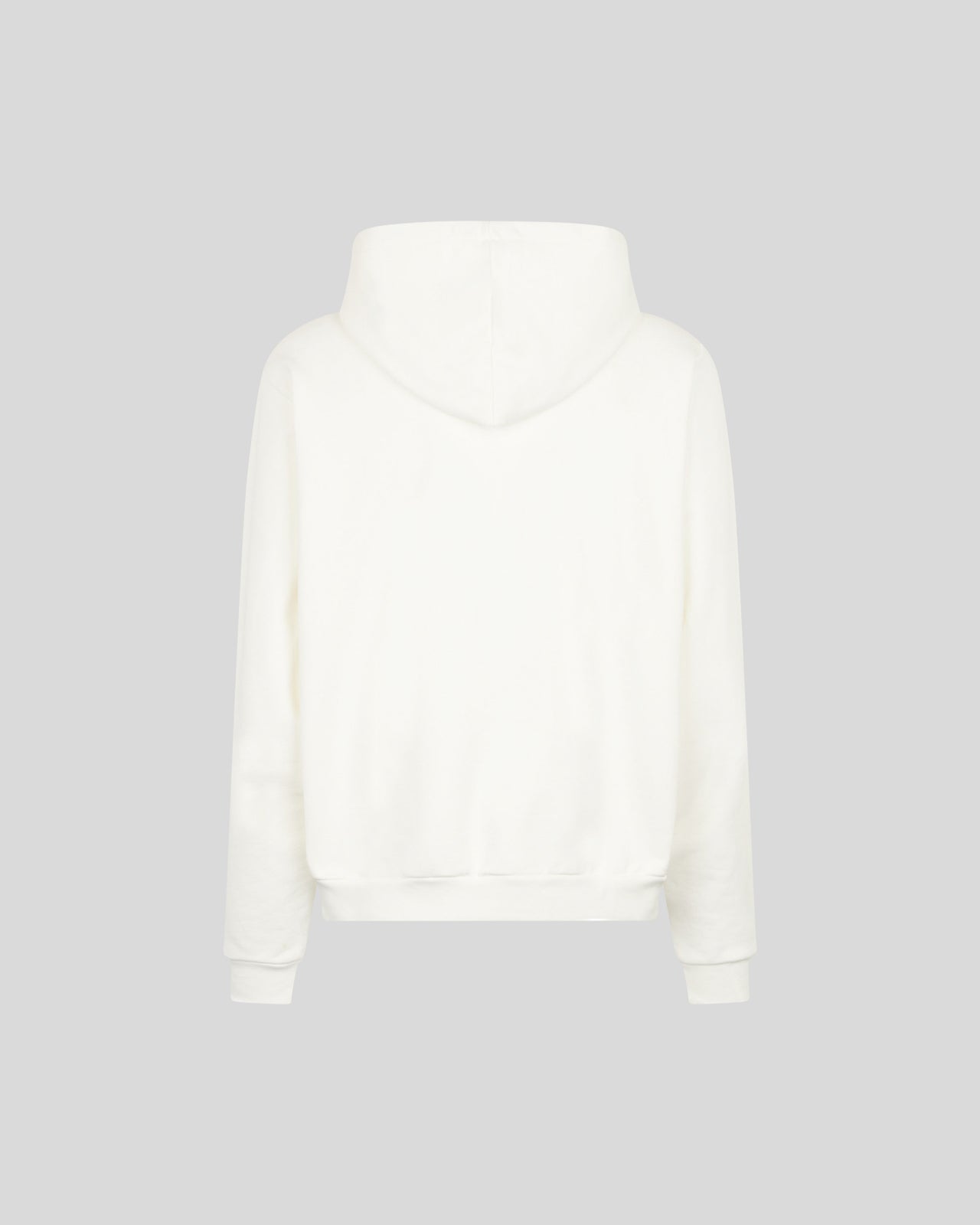 WHITE HOODIE WITH BICOLOR RED-BLUE LIGHTNING PRINT