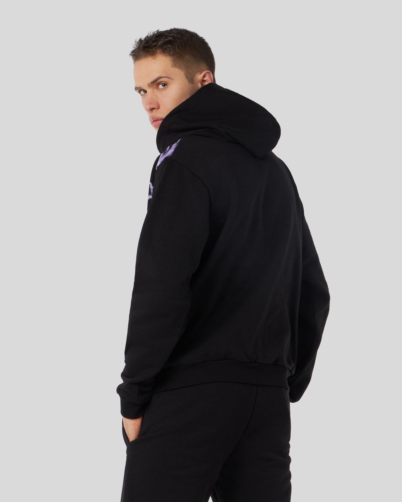 LATERAL PURPLE LIGHTNING HOODIE
