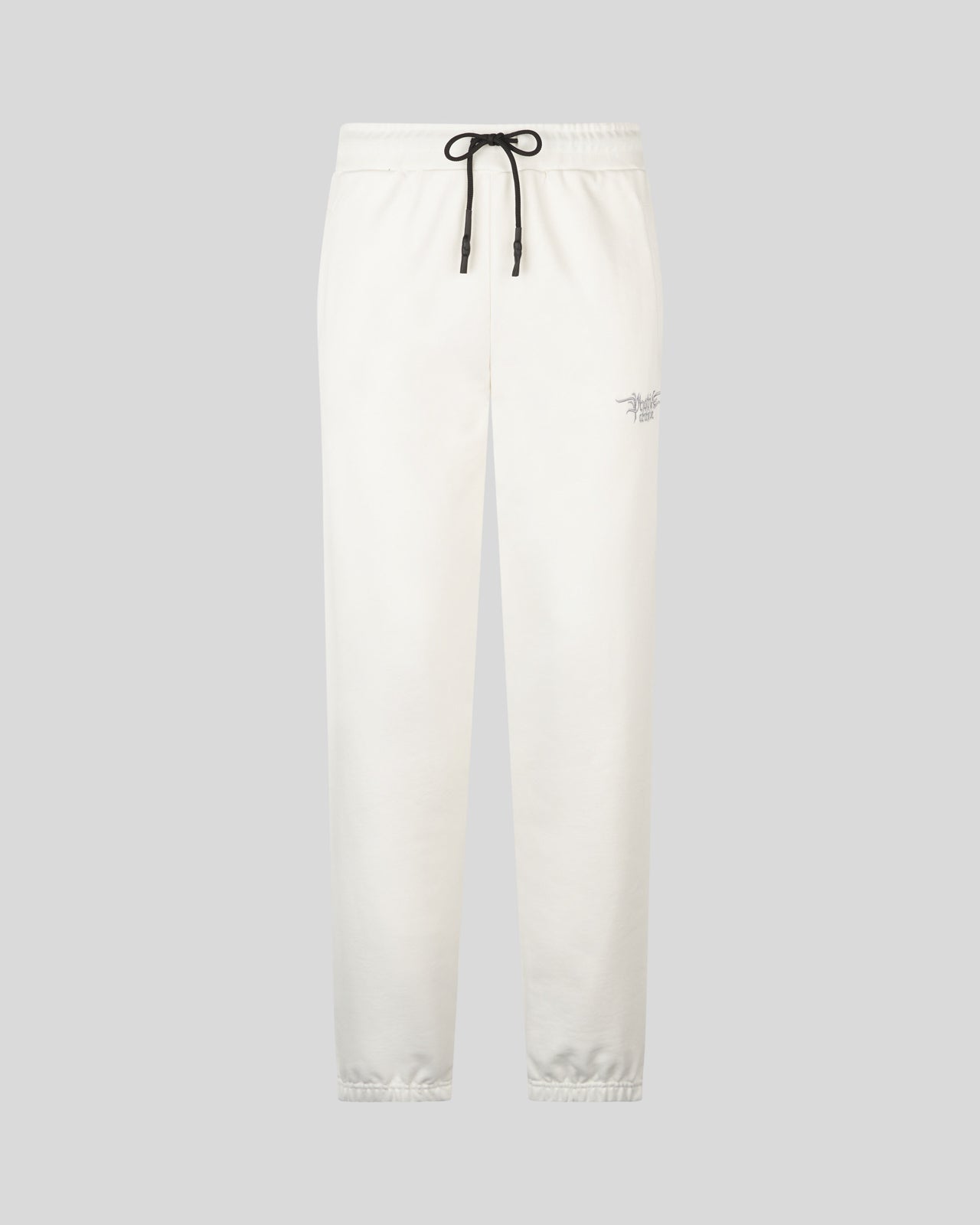 WHITE PANTS WITH EMBROIDERED LOGO