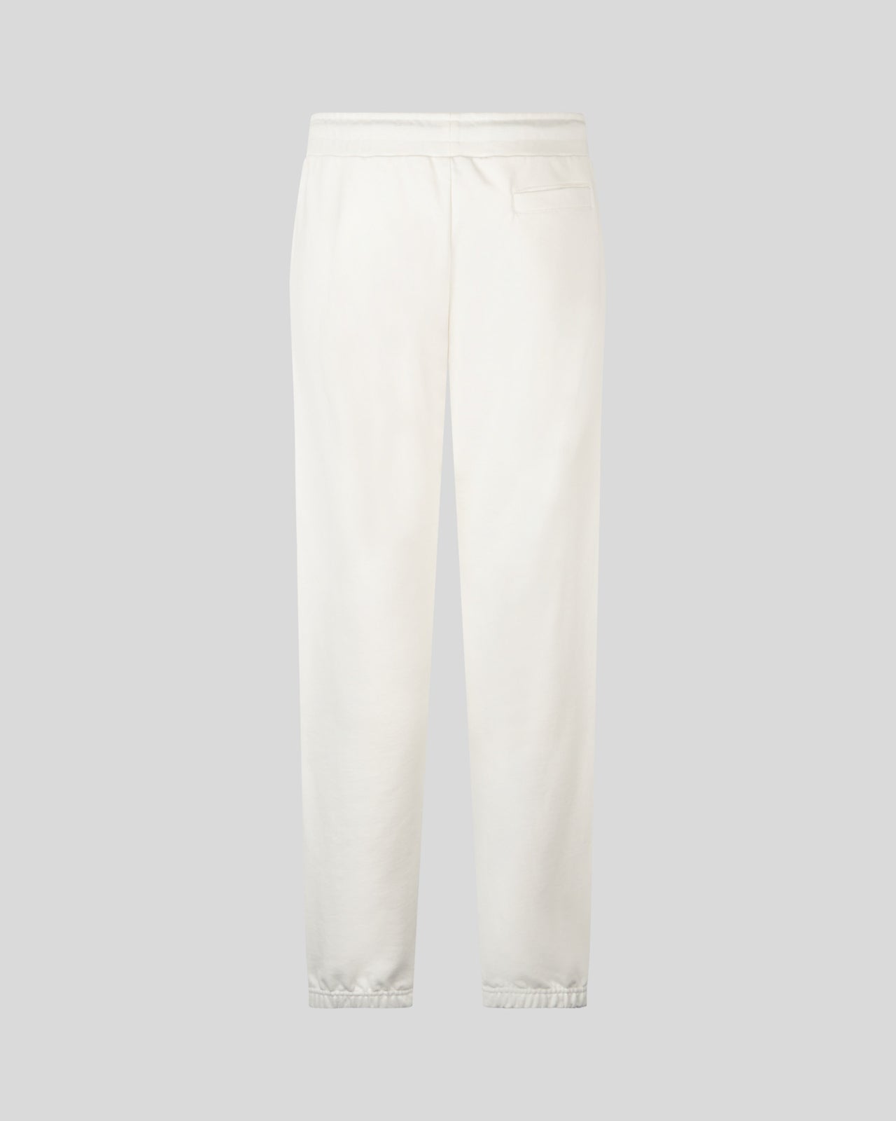 WHITE PANTS WITH EMBROIDERED LOGO
