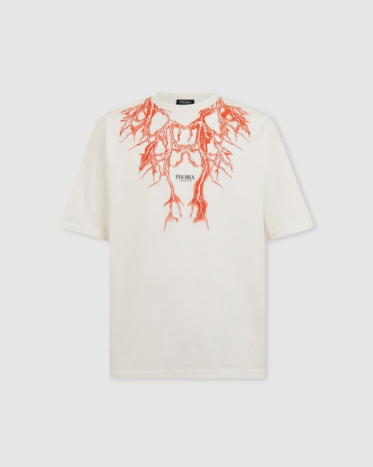 ORANGE LIGHTNING T-SHIRT