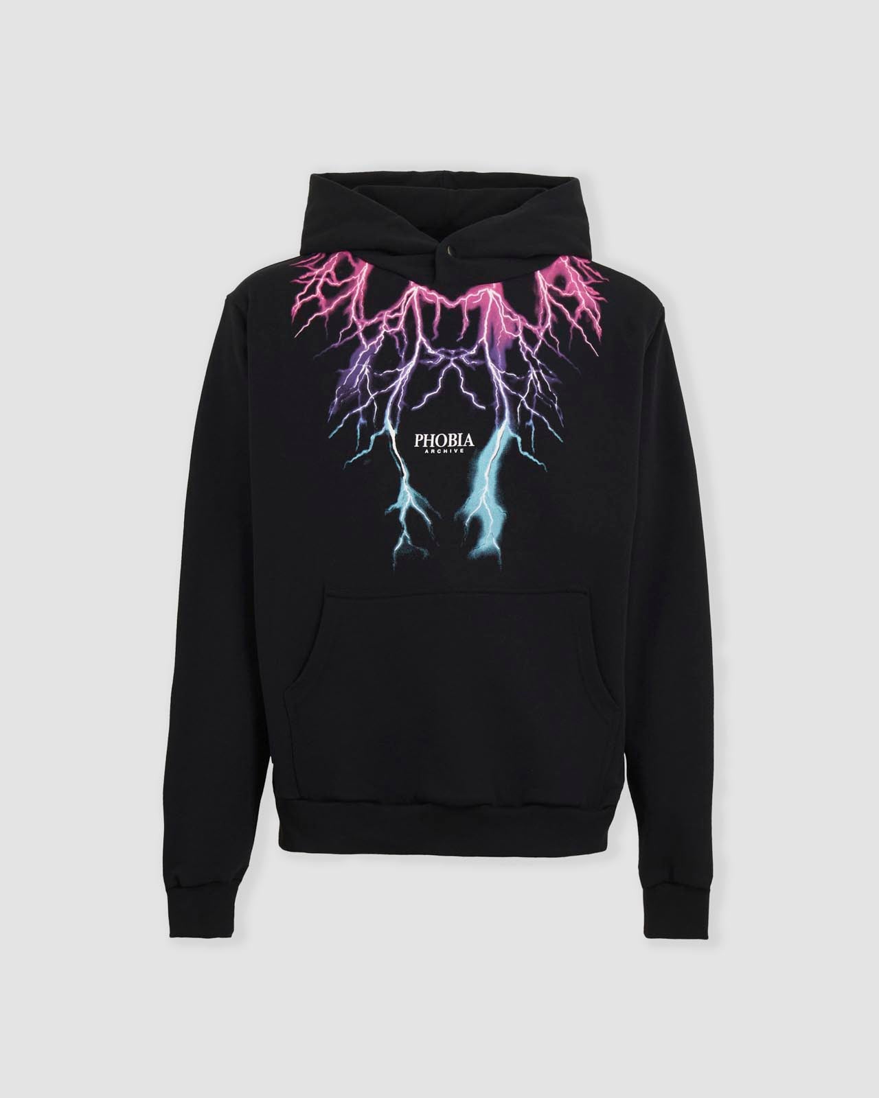 PINK AND BLUE LIGHTNING HOODIE
