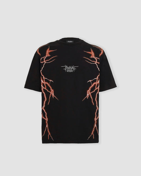 ORANGE LIGHTNING T-SHIRT