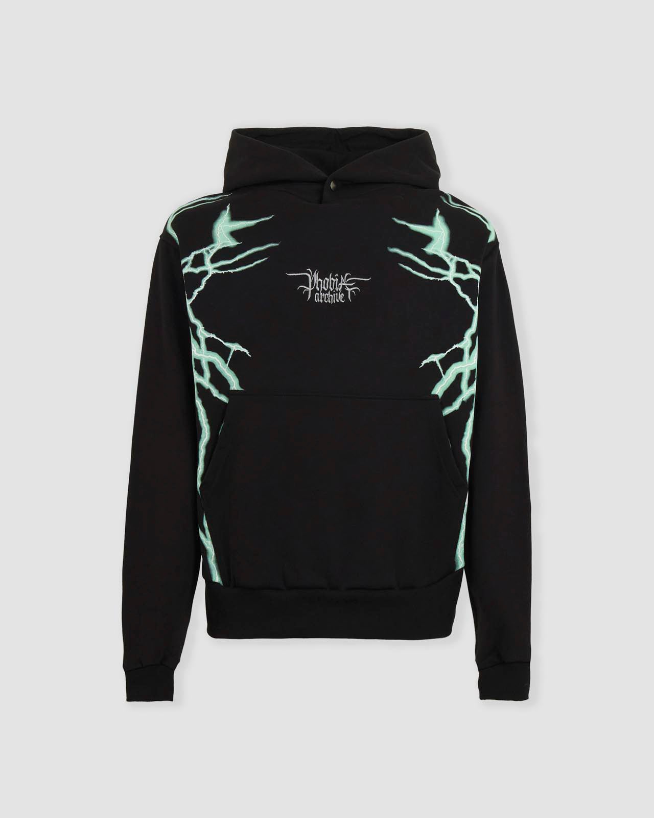 LATERAL GREEN LIGHTNING HOODIE