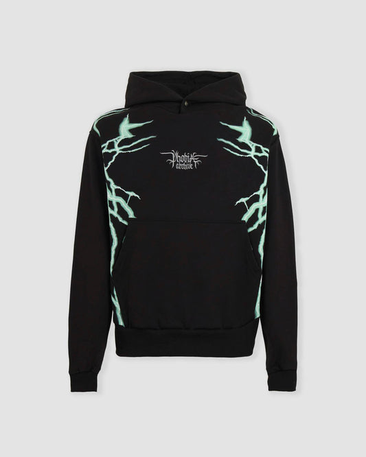 LATERAL GREEN LIGHTNING HOODIE