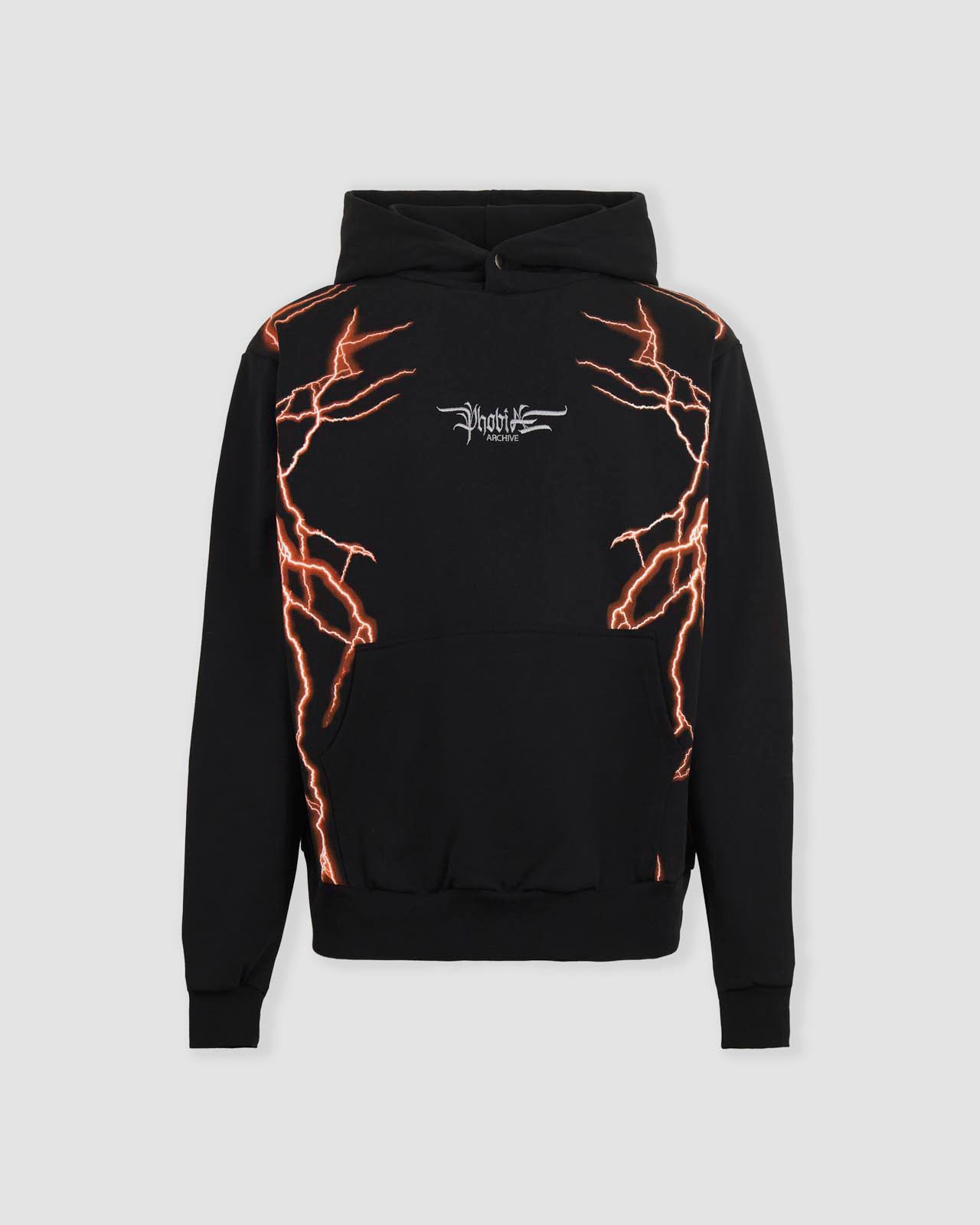 LATERAL ORANGE LIGHTNING HOODIE
