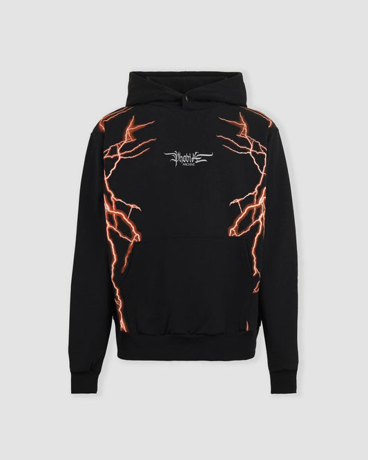 LATERAL ORANGE LIGHTNING HOODIE
