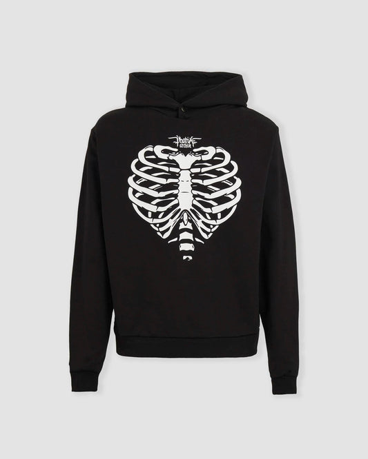 RIB HEART HOODIE