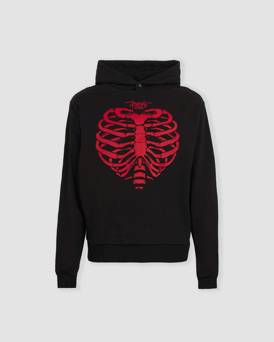 RIB HEART HOODIE