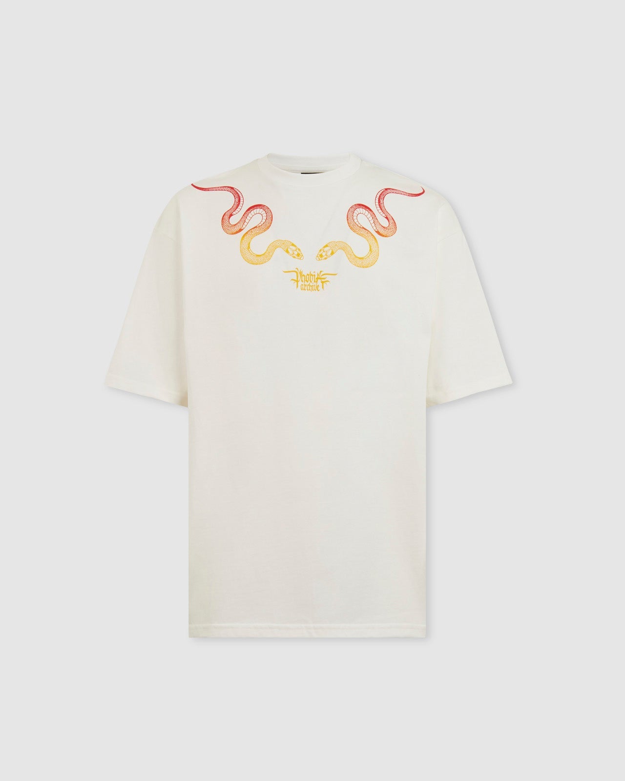 ORANGE AND YELLOW SNAKE T-SHIRT