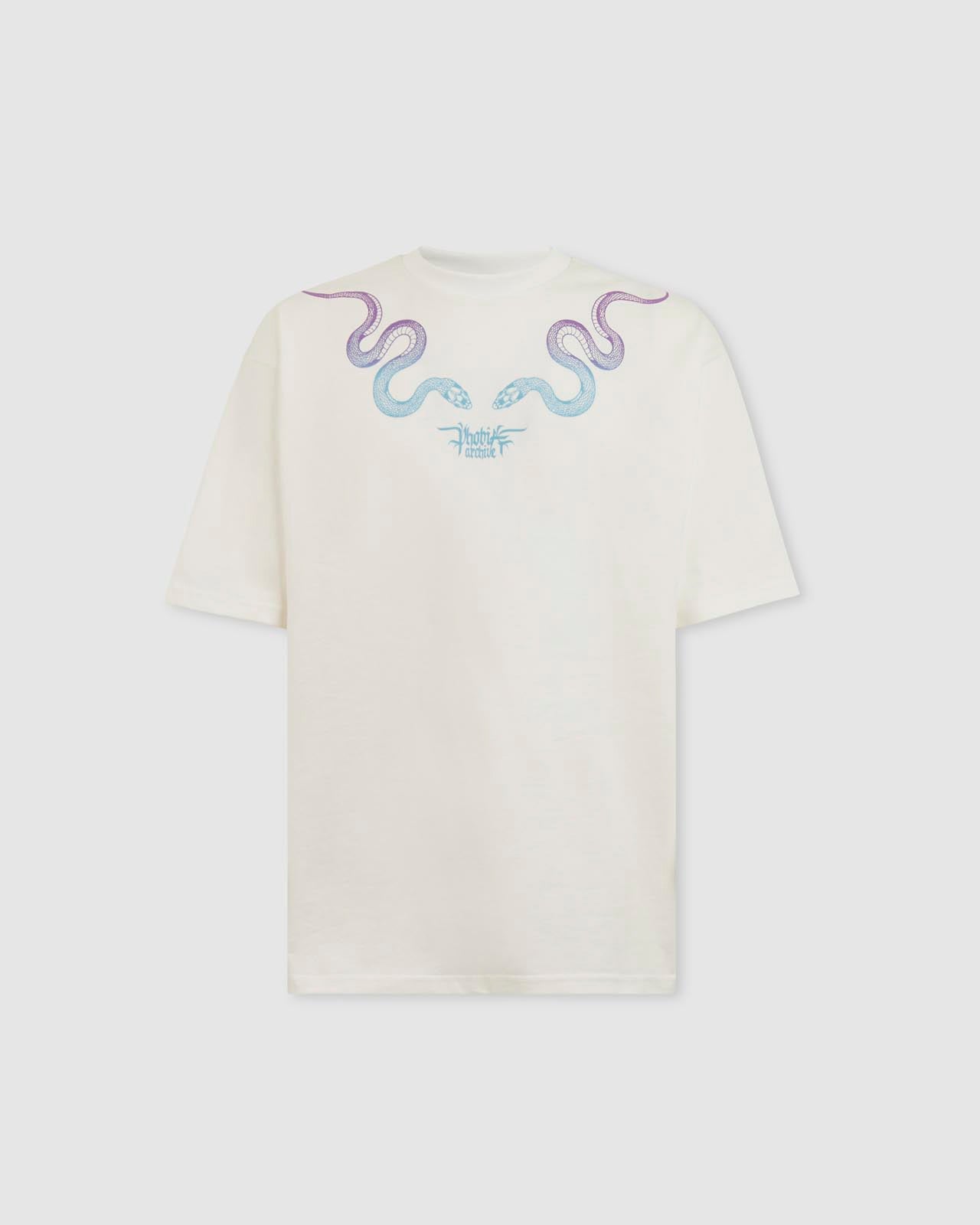 PINK AND BLUE SNAKE T-SHIRT