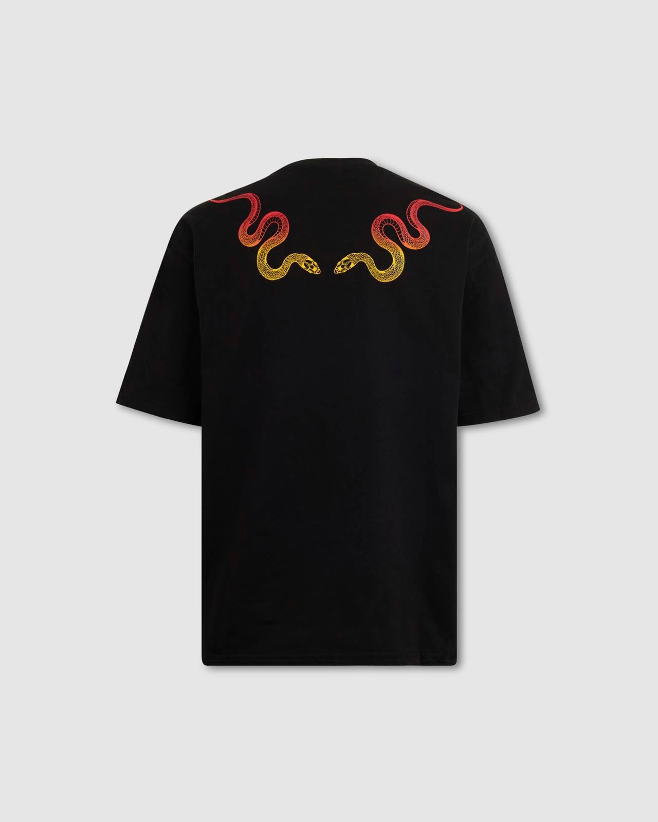 ORANGE AND YELLOW SNAKE T-SHIRT