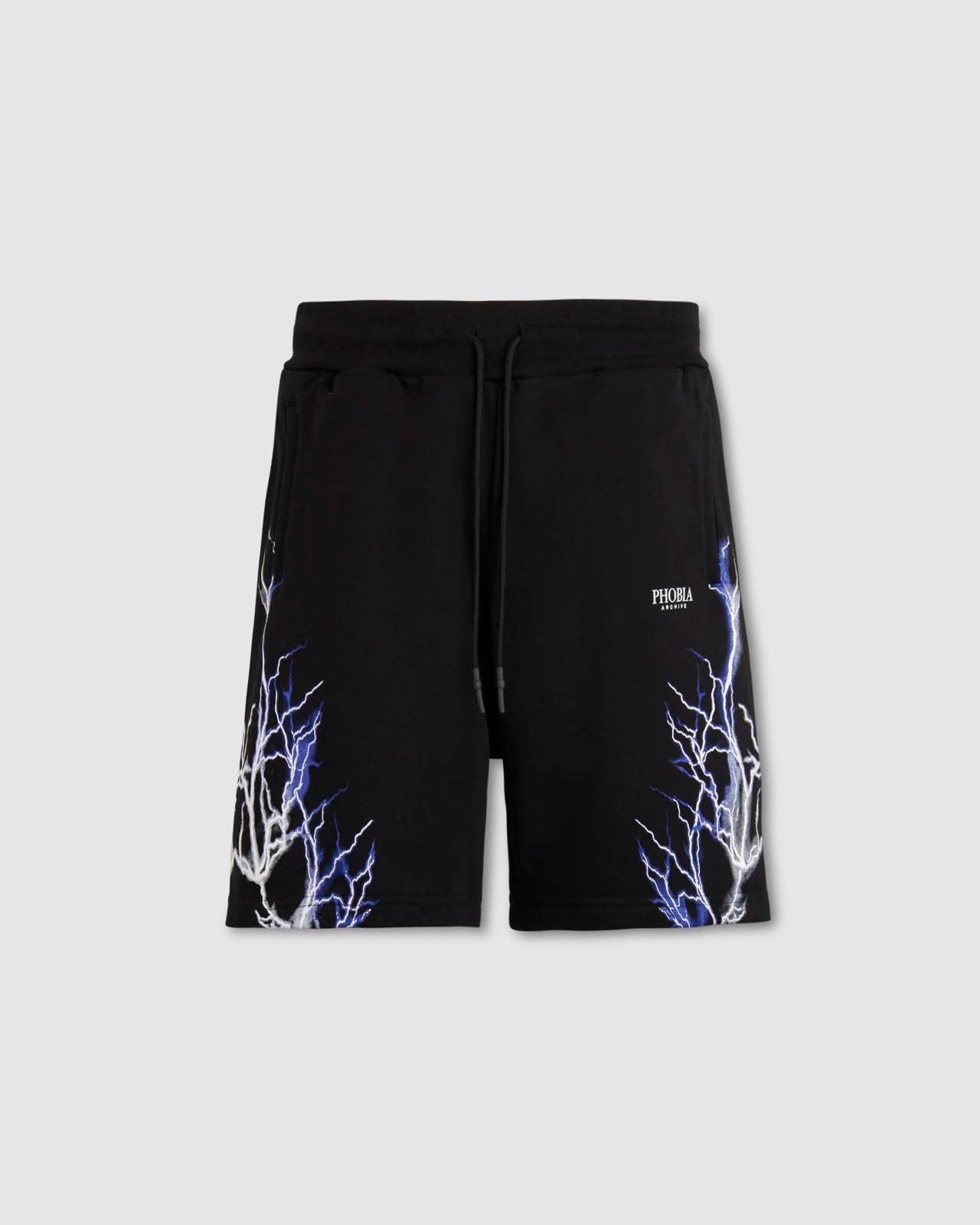 BLUE AND GREY LIGHTNING SHORTS