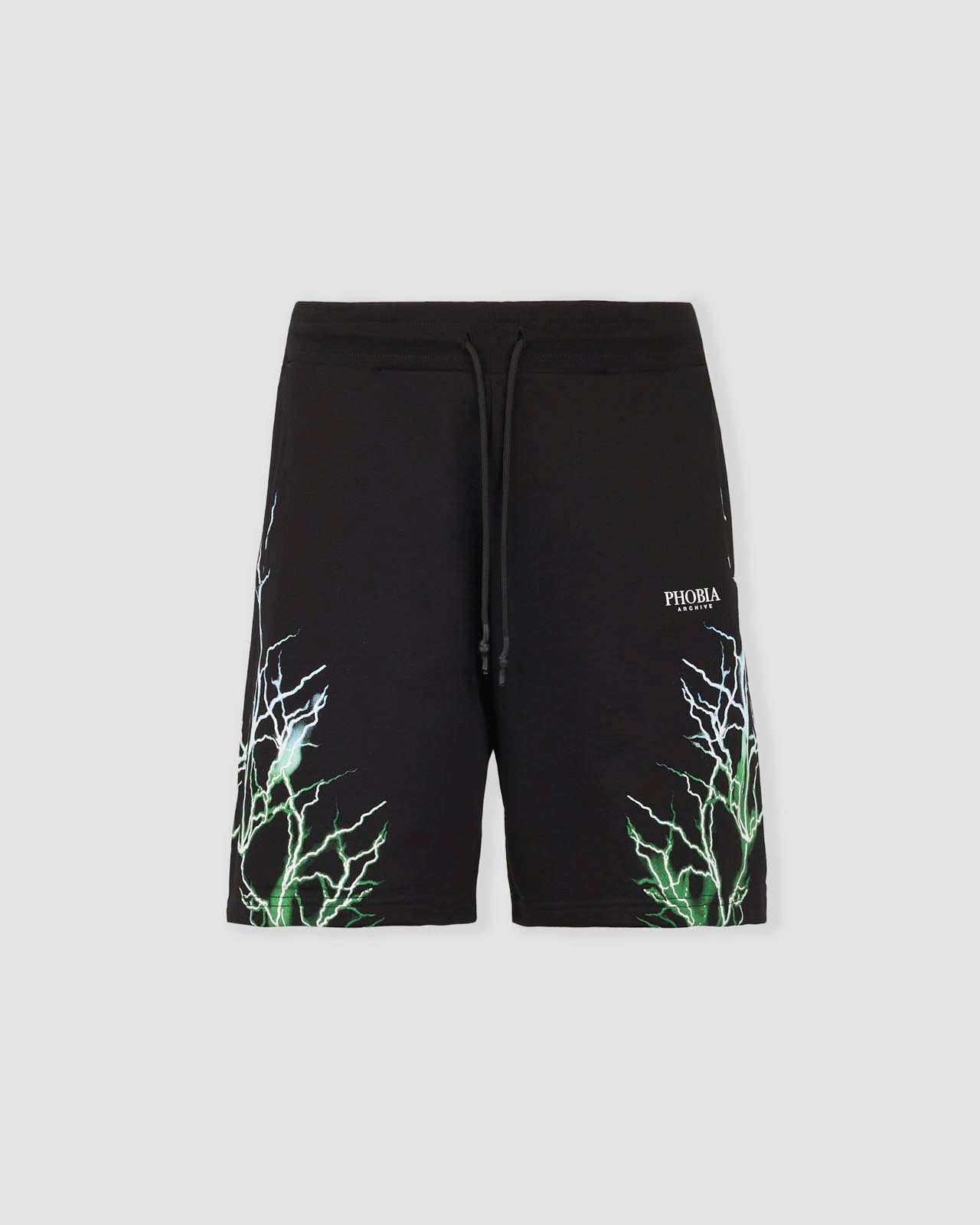 GREEN AND BLUE LIGHTNING SHORTS