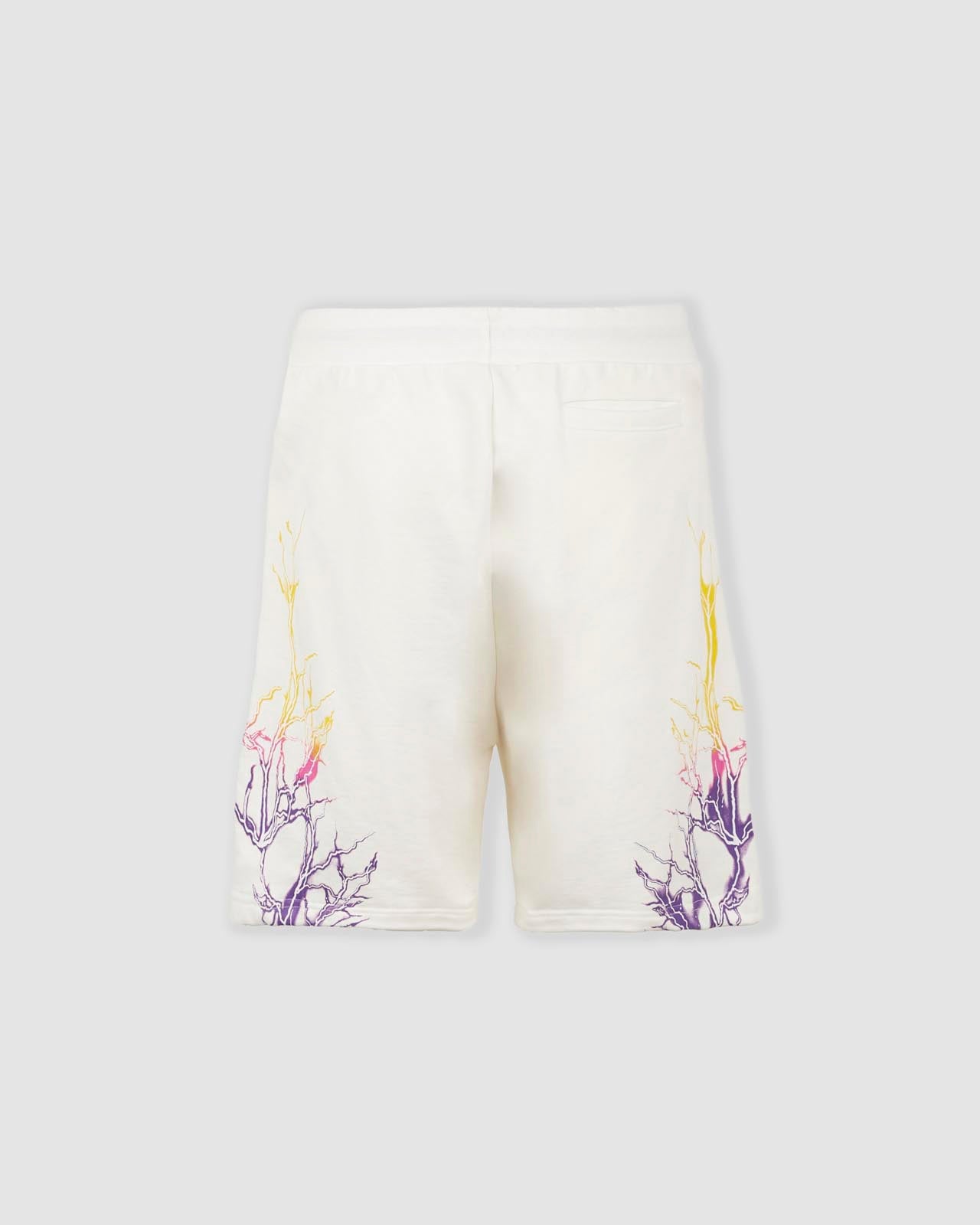 PINK AND YELLOW LIGHTNING SHORTS