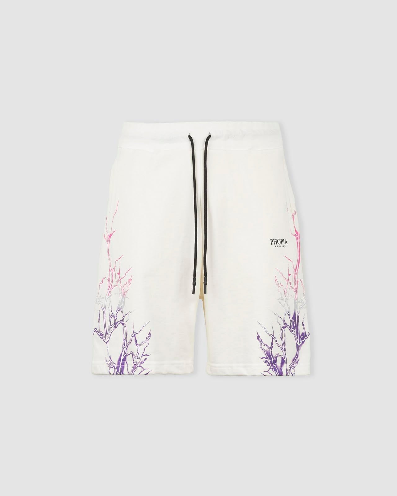 GREY AND PINK LIGHTNING SHORTS