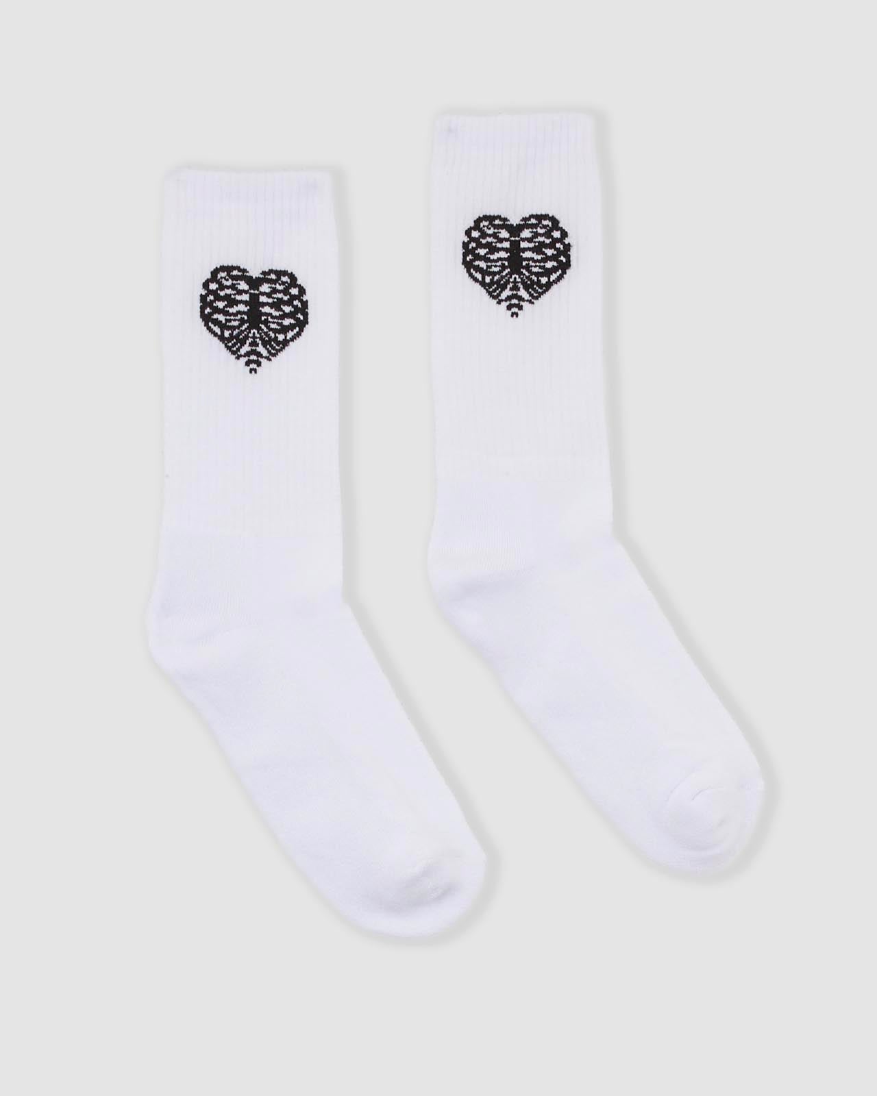 RIB HEART SOCKS