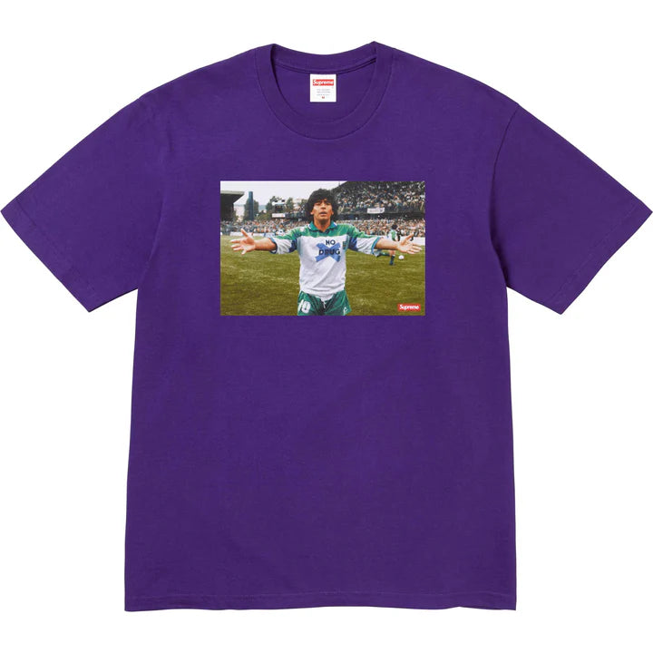 Supreme Maradona Tee Purple