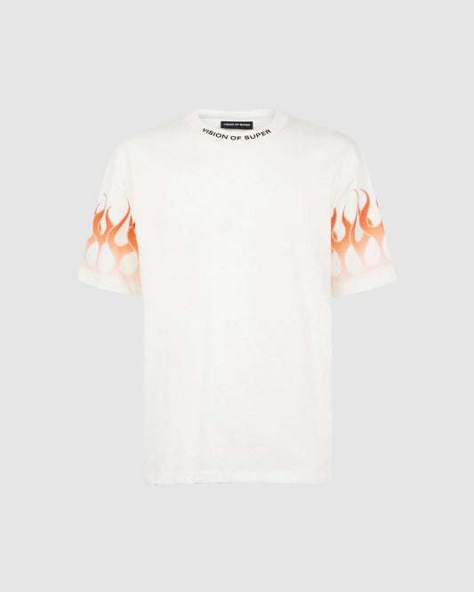 ORANGE FLAMES T-SHIRT