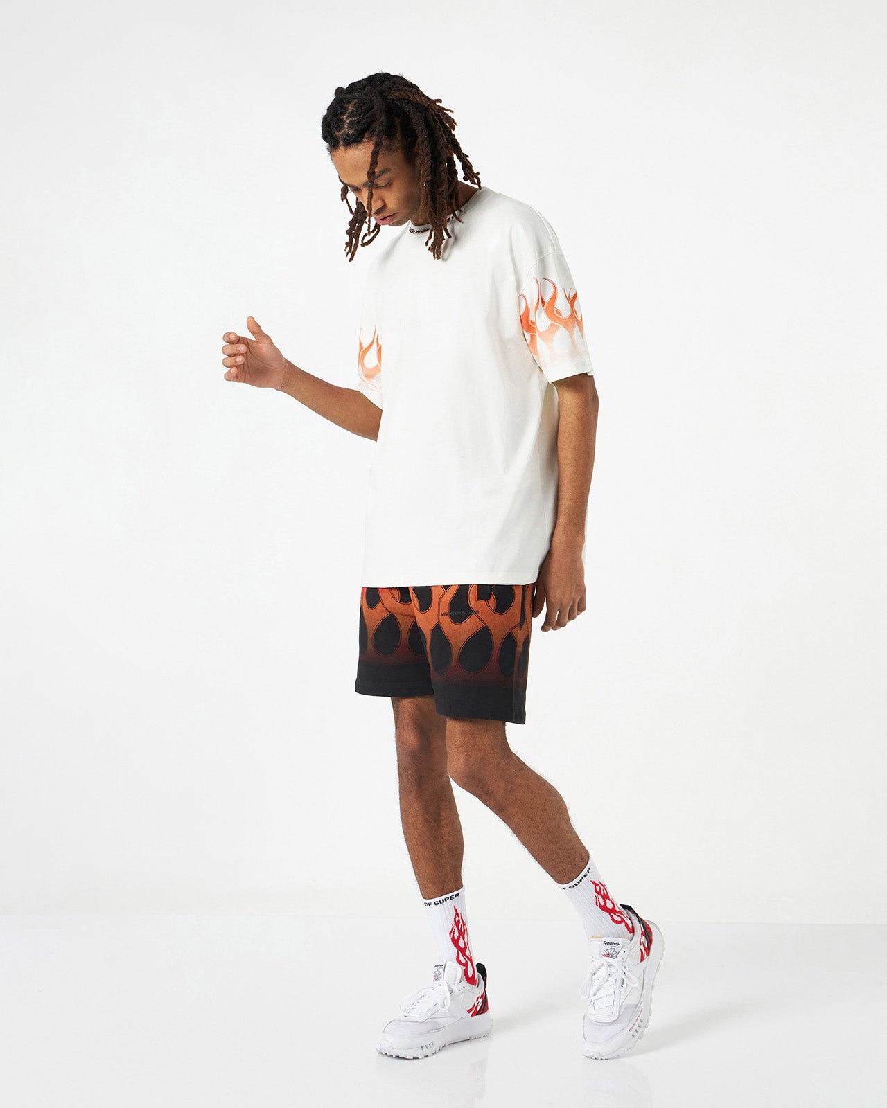 ORANGE FLAMES T-SHIRT