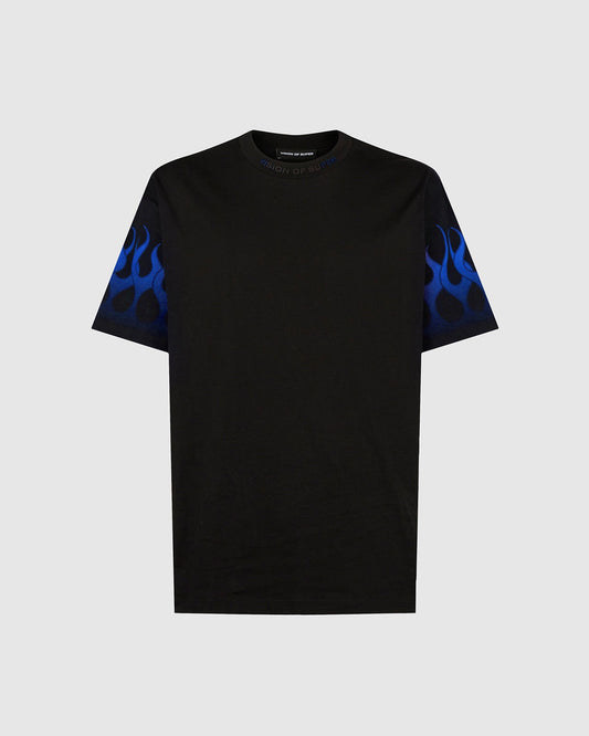 BLUE FLAMES T-SHIRT