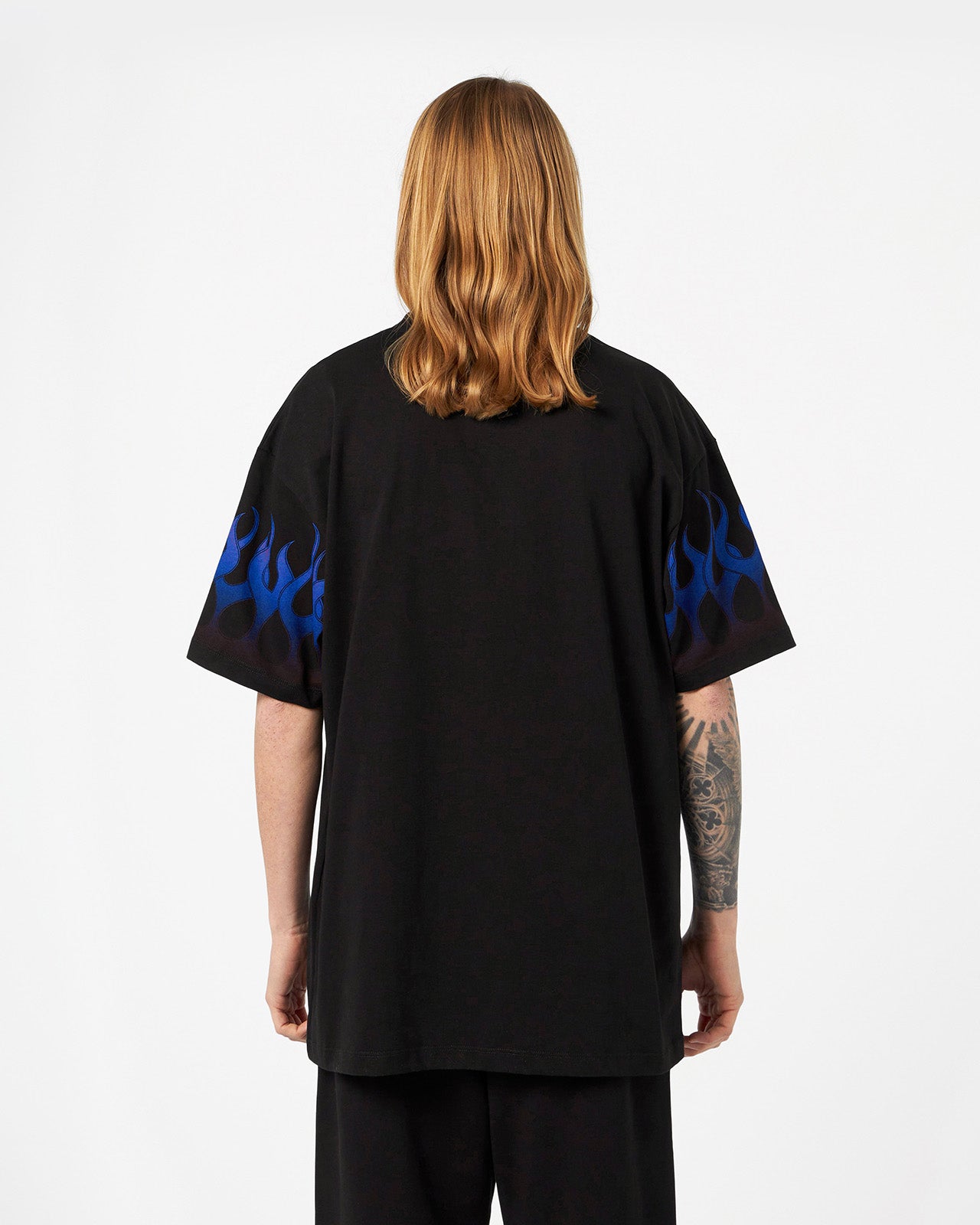 BLUE FLAMES T-SHIRT