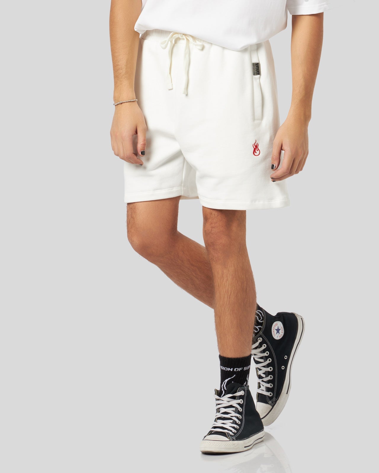 FLAMES LOGO SHORTS