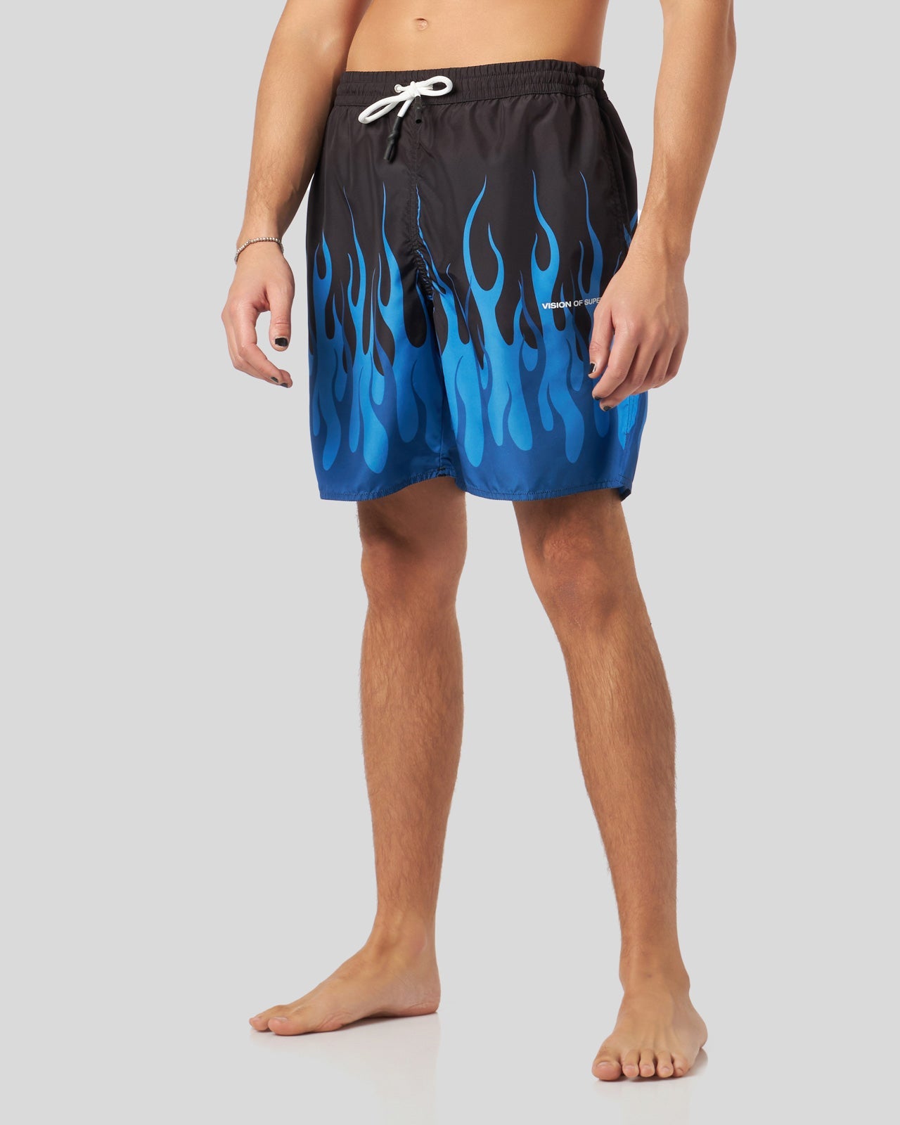 DOUBLE BLUE FLAMES SWIMWEAR