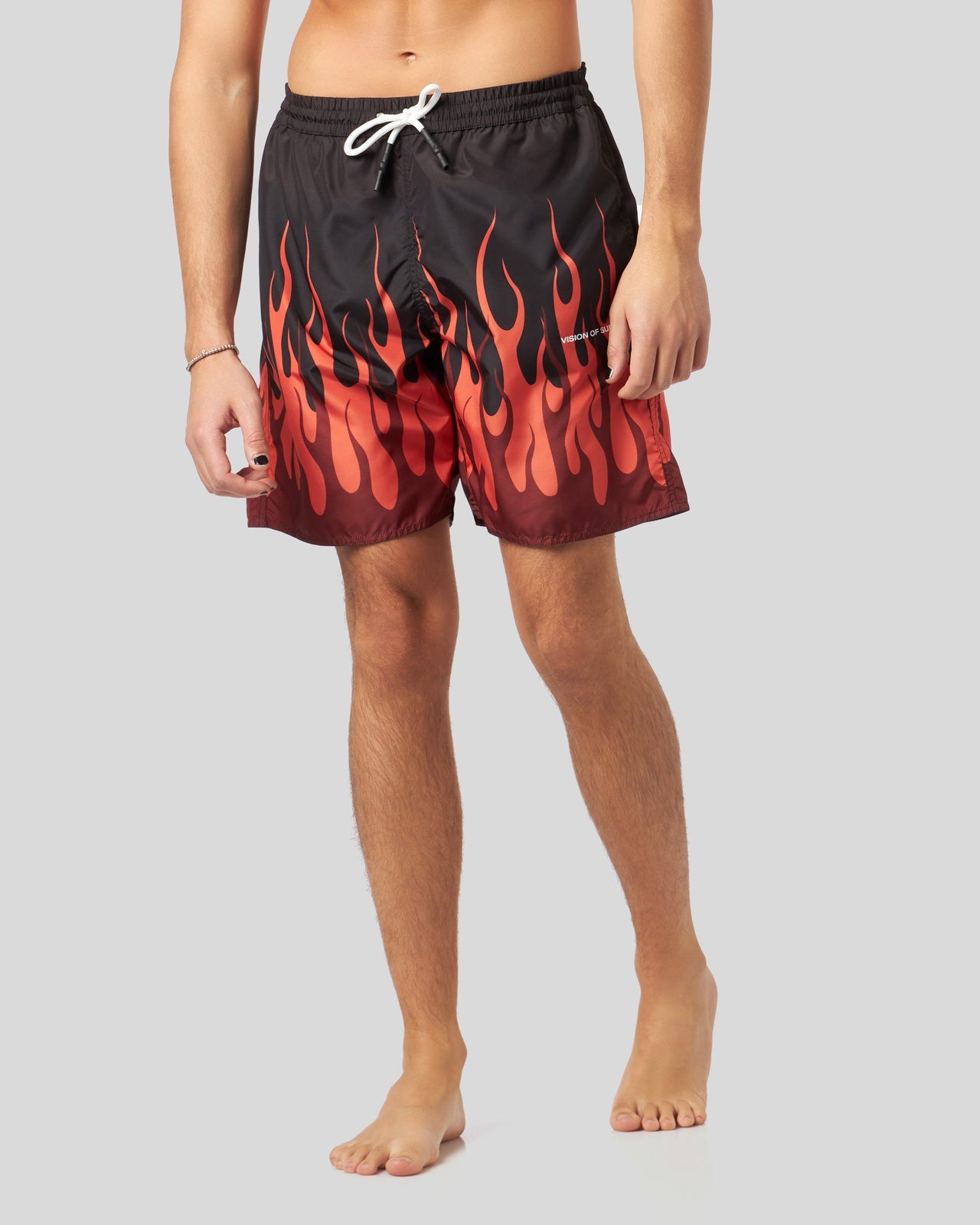 DOUBLE RED FLAMES SWIMWEAR
