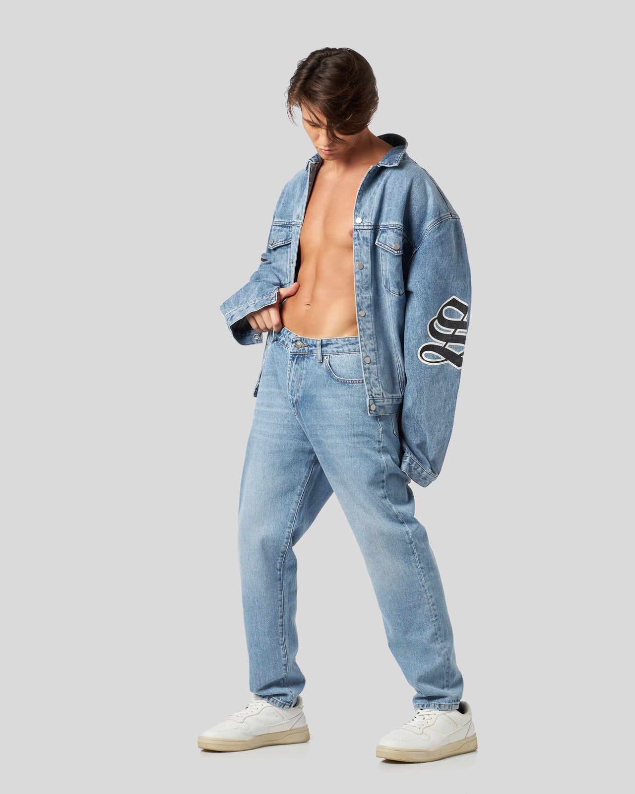 GOTIC MONOGRAM DENIM JACKET