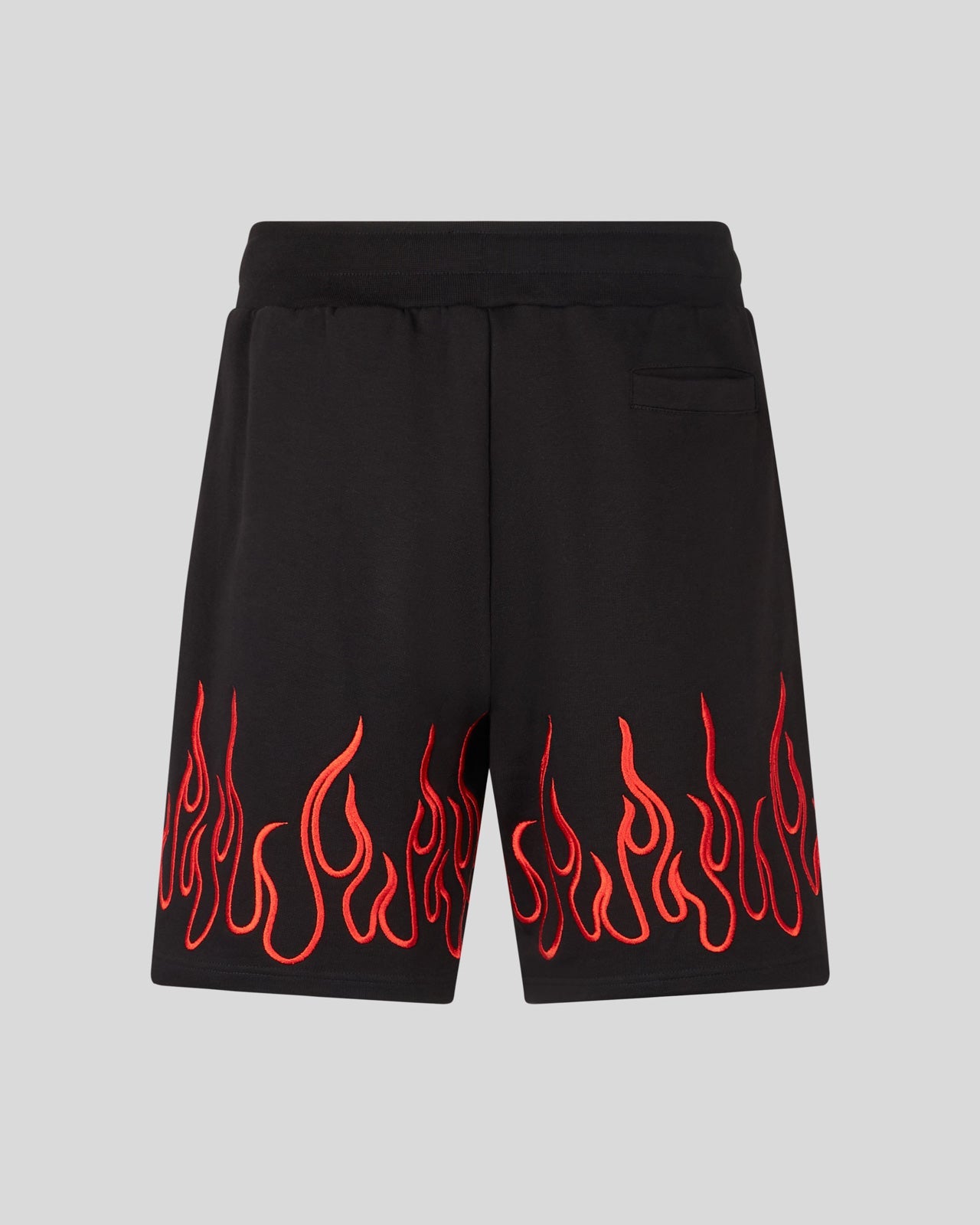 EMBROIDERED FLAMES SHORTS