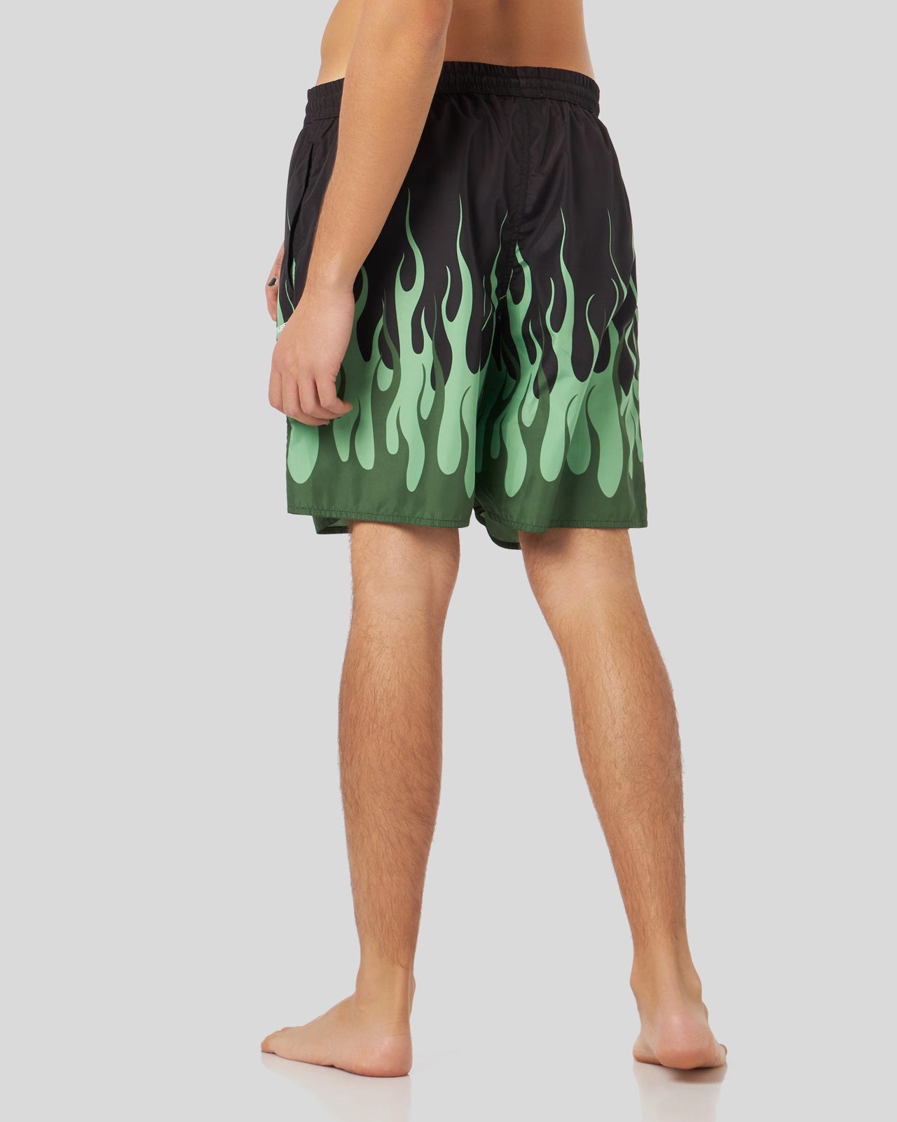 DOUBLE GREEN FLAMES SWIMWEAR