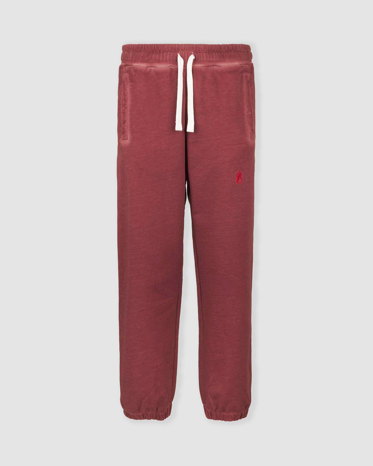EMBROIDERED FLAME PANTS
