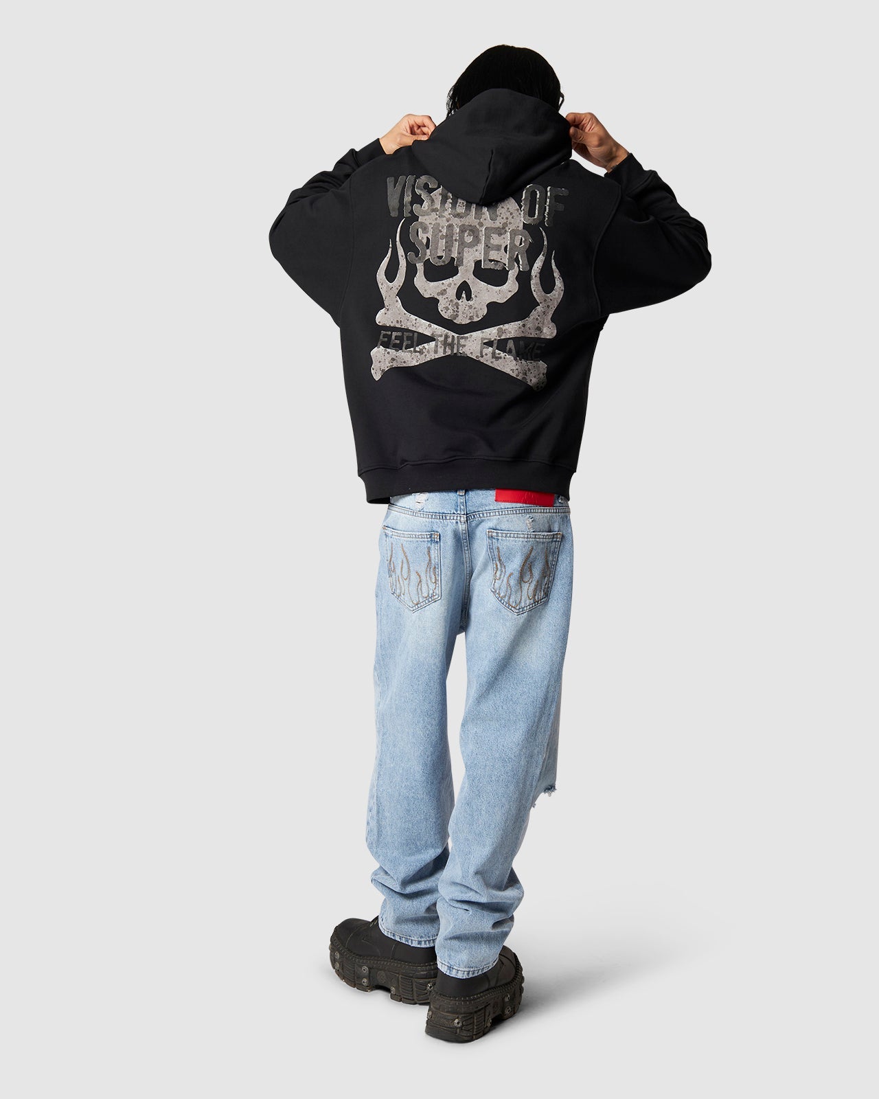 MILITARY SKULL HOODIE