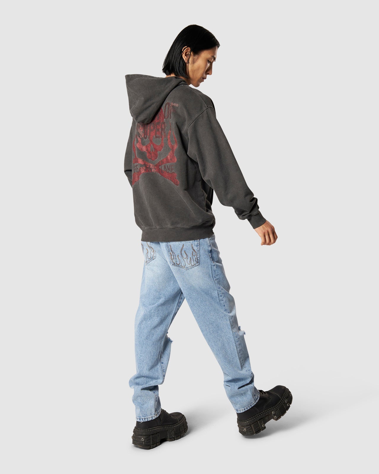 MILITARY SKULL HOODIE