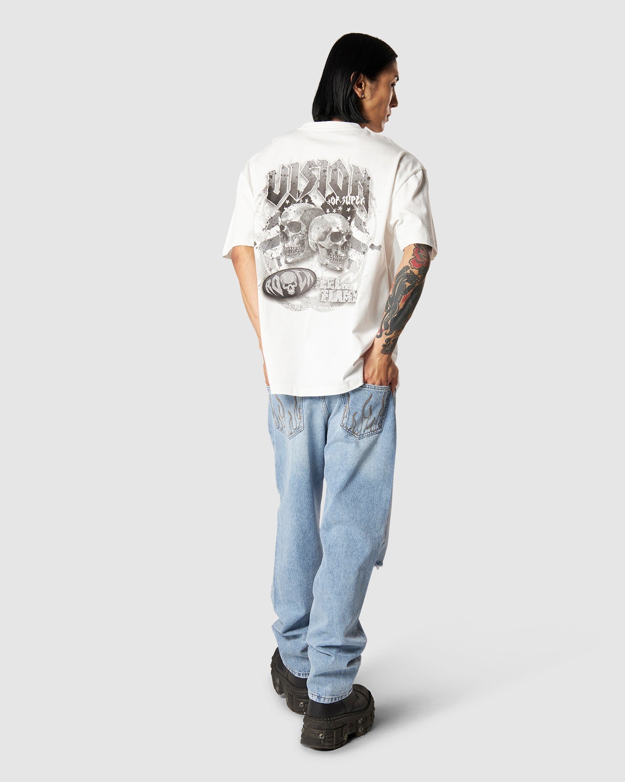 FEEL ROCK SKULL T-SHIRT