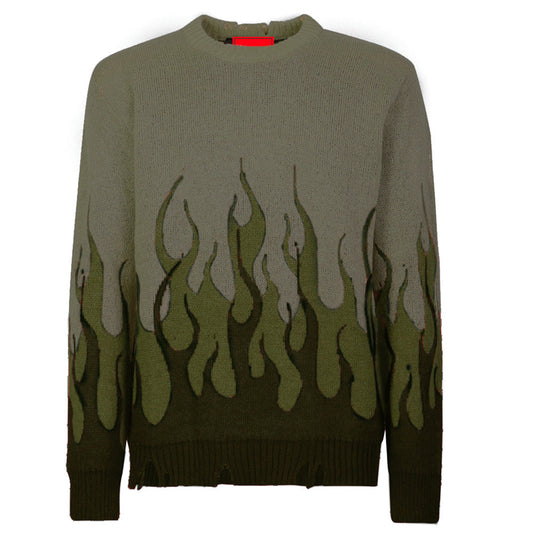 MILITARY GREEN JUMPER